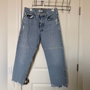 Agolde 90s Mid Rise Cropped Jeans